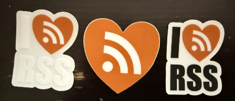 I ♥ RSS Stickers